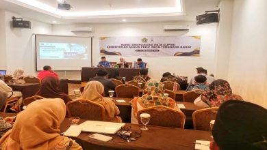 Rapat Sinkronisasi data ELIPSKI Kemenag NTB pada hari pertama, Senin, 1 Desember 2025.