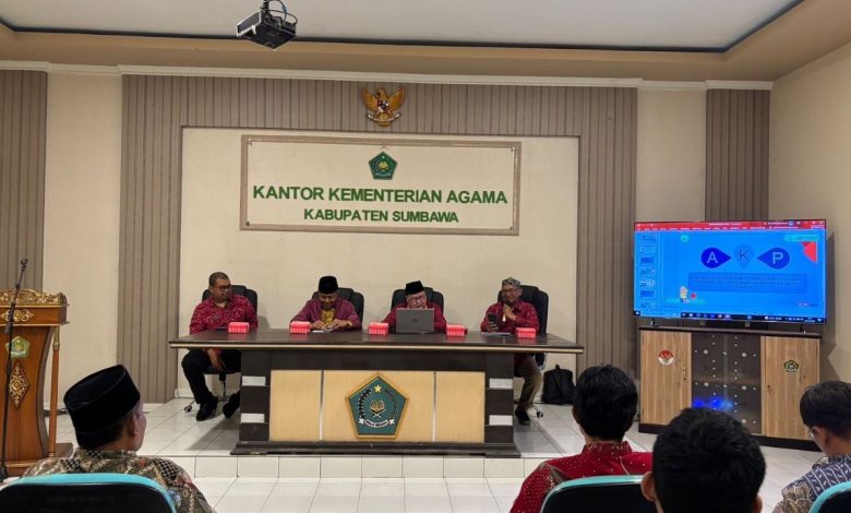 Kemenag Sumbawa sambut kedatangan tim BDK Denpasar pada Kamis, 4 Desember 2025.
