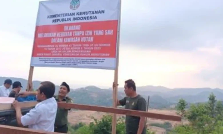 Penyegelan Tambang Ilegal Prabu Lombok Tengah