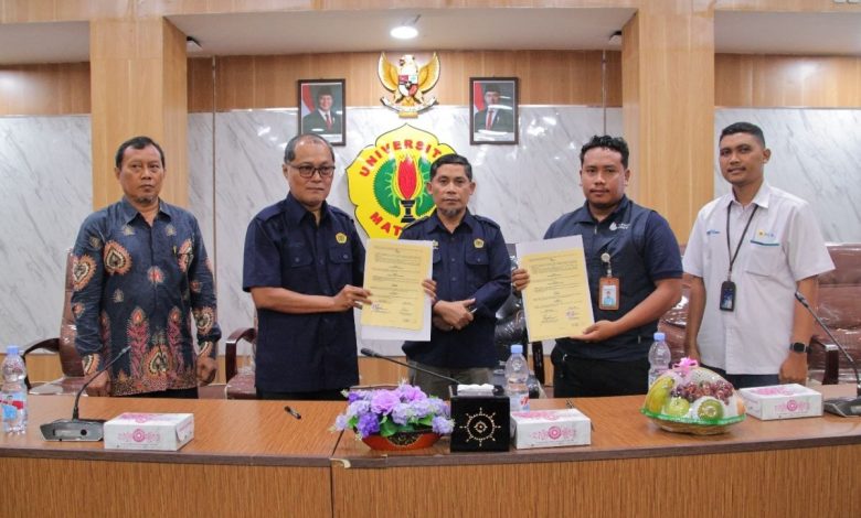 Penandatangan MoA dan IA Strategis Fakultas Teknik (FT Unram) bersama Vena Energy pada Kamis, 27 November 2025.