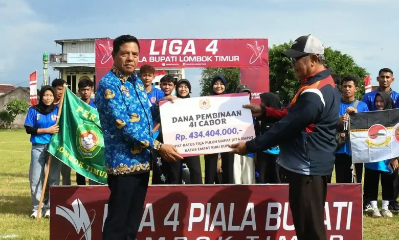 Haerul Warisin Buka Piala Bupati Lombok Timur