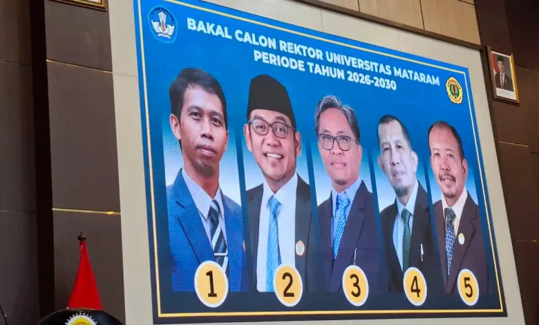 Prof. Sukardi Raih Nomor Urut 1 Calon Rektor Unram 2026-2030