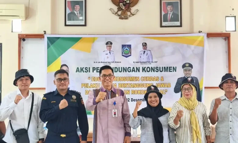 Disdag NTB Gencarkan Aksi Perlindungan Konsumen dan Perkuat Pengawasan Rokok Ilegal di Sumbawa