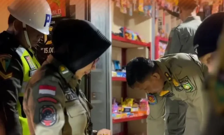 Operasi Gabungan Sat Pol PP Sumbawa