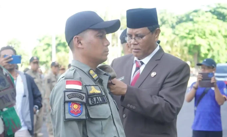 Pesan Bupati Jarot kepada Pol PP Sumbawa