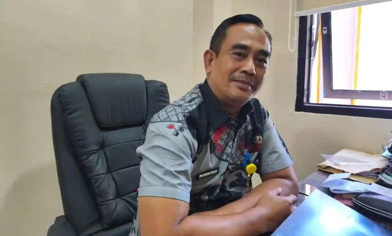 Kepala Bidang PPM Bappeda Kabupaten Sumbawa Rusmayadi Pembangunan SMA Garuda