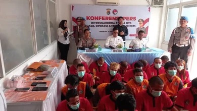 Polda NTB Ungkap Mataram Jadi Pusat Penangkapan Narkoba Terbanyak 2025