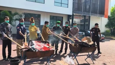 Pemusnahan Barang Bukti Narkotika Kejari Sumbawa