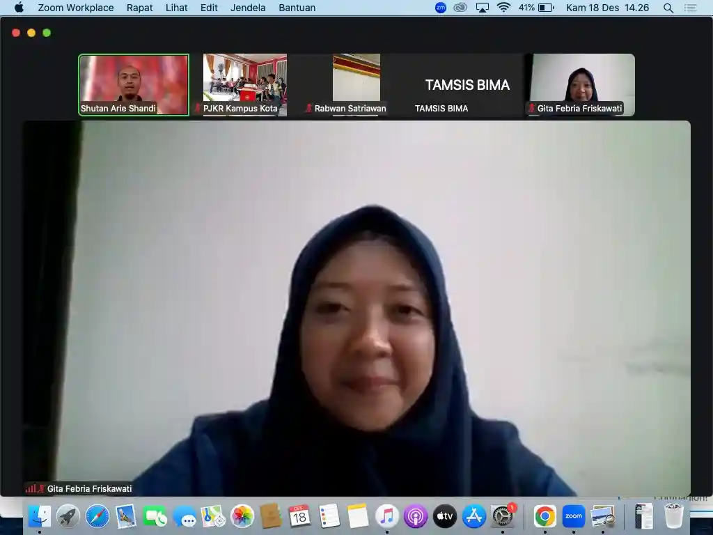 Ketua Prodi PJKR STKIP Pasundan Gita Febria Friskawati