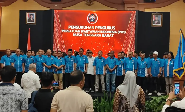 Pengurus PWI NTB 2025-2030 Resmi Dilantik