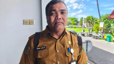 Kepala Dinas Kelautan dan Perikanan Kabupaten Sumbawa Rahmad Hidayat Kampung Nelayan Merah Putih