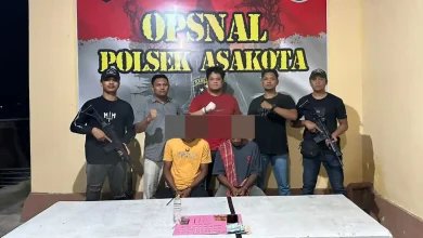 Polisi Tangkap Dua Pria Terjaring Pesta Sabu di Kota Bima