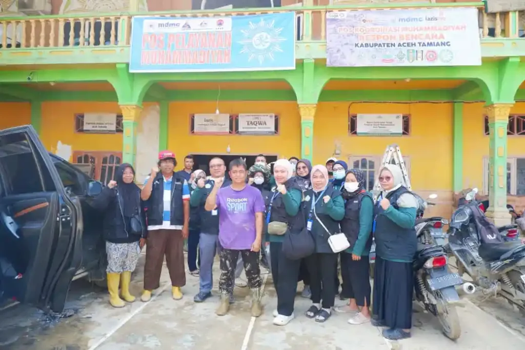 Tim Medis Ummat Berkoordinasi dengan MDMC Aceh Tamiang