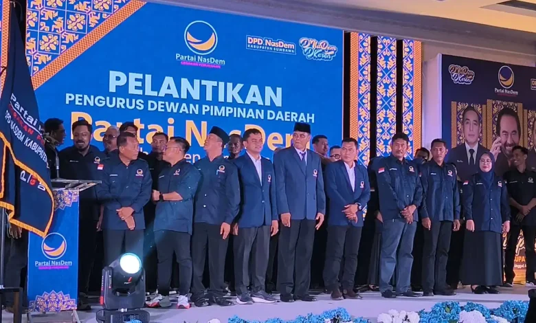 Pelantikan Pengurus DPD Partai NasDem Kabupaten Sumbawa