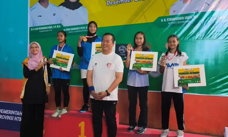 Gubernur Iqbal Resmi Tutup Kejuaraan Bulu Bangkis Pelajar se-NTB 2025