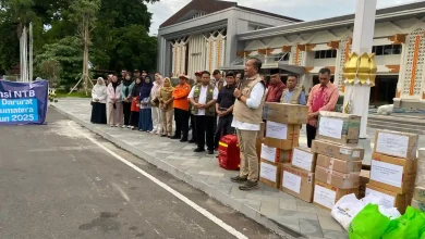 Gubernur Iqbal Lepas 32 Relawan ke Aceh