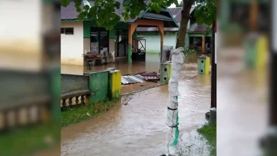Dua Kabupaten Terendam Dampak Banjir di Gunung Tambora