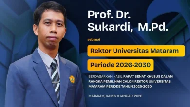 Rektor Unram terpilih 2026-2030 Prof. Sukardi