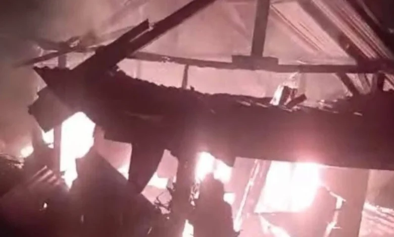 Seorang Istri di Lombok Tengah Bakar Rumah Suaminya Diduga Masalah Rumah Tangga