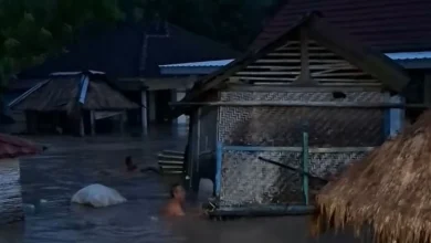 Banjir Landa Tiga Desa di Sekotong