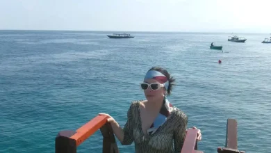 Wulan Guritno saat berlibur tahun baru 2026, di Lombok.