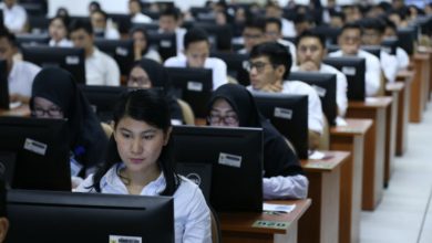 Ilustrasi Pendaftar CPNS ikuti tes SKD.