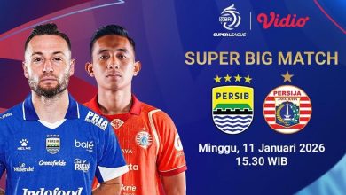 Persib Bandung melawan Persija Jakarta akan berlangsung pada Minggu, 11 Januari 2026.