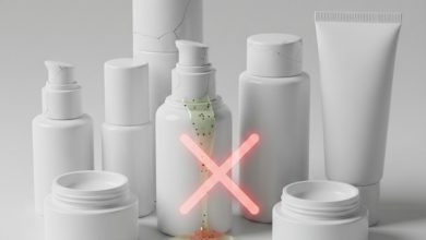 Ilustrasi kosmetik berbahaya.