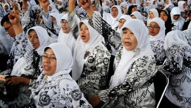 Ilustrasi guru honorer penerima insentif.