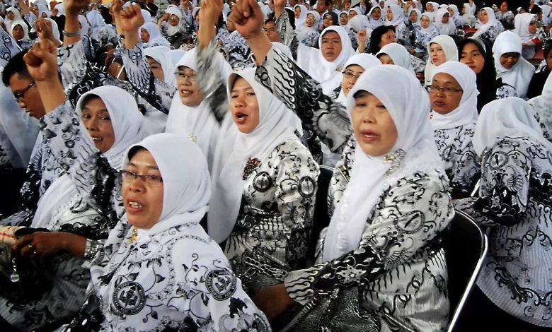 Ilustrasi guru honorer penerima insentif.