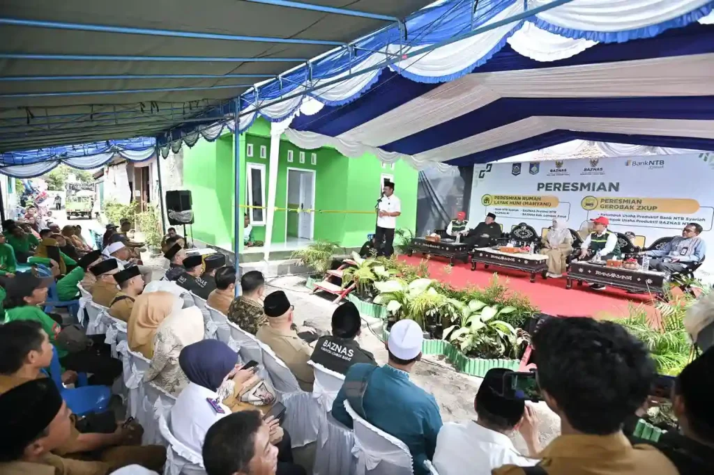 Sambutan Bupati Lombok Barat Peluncuran Program Bantuan Sosial