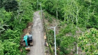 Potret ruas jalan Batudulang - Tepal di Kabupaten Sumbawa
