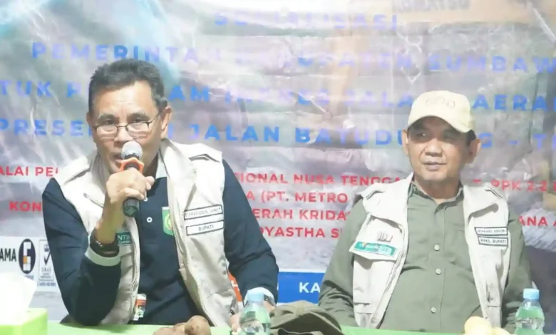 Sosialisasi Pelaksanaan Proyek IJD Sumbawa Bupati Jarot Wakil Bupati Ansori