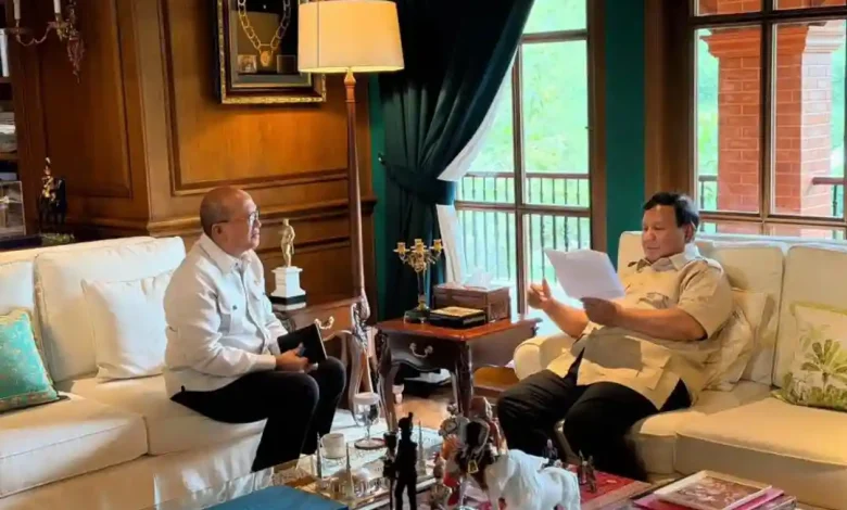 Prabowo Terima Bos Danantara di Hambalang