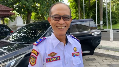Kepala Dinas Perhubungan Provinsi NTB Ervan Anwar Pemasangan PJU
