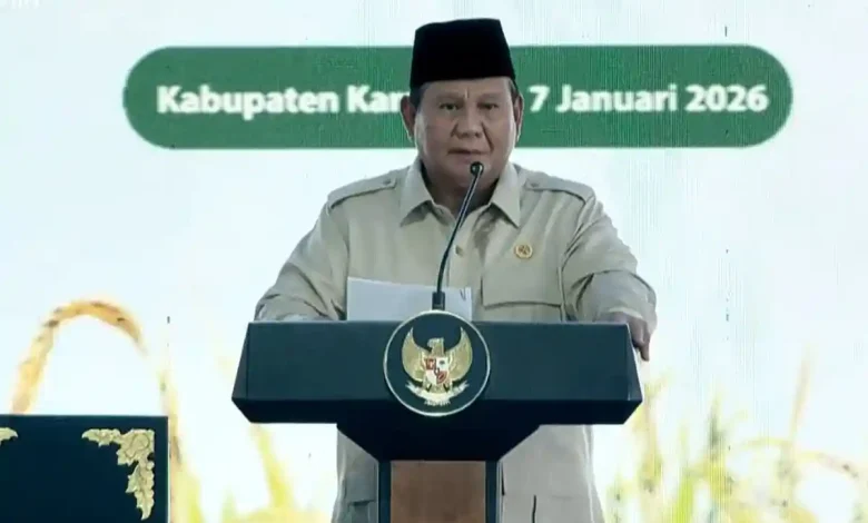 Prabowo Resmi Umumkan Indonesia Swasembada Pangan