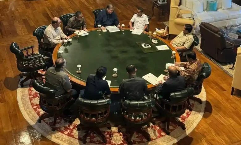 Prabowo Panggil Menteri ke Hambalang