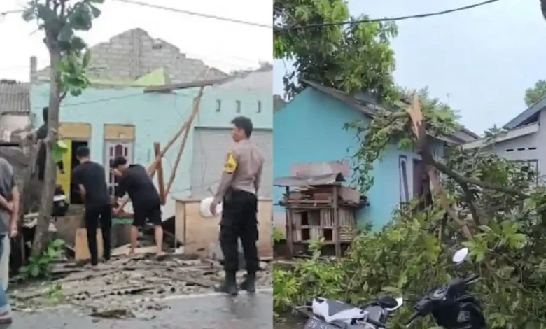 71 Rumah di Lombok Timur Lotim Rusak Akibat Angin Kencang