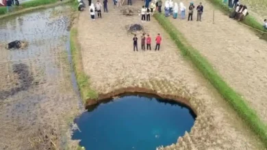 Lubang Raksasa Sinkhole Terjadi di Lombok Timur