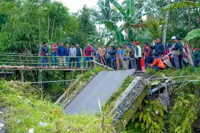 Gubernur NTB Tinjau Perbaikan Jembatan Perigi dan Jurit