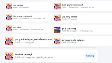 Grup Facebook LGBT di NTB