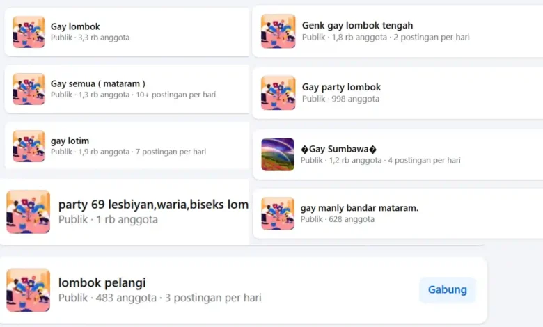 Grup Facebook LGBT di NTB