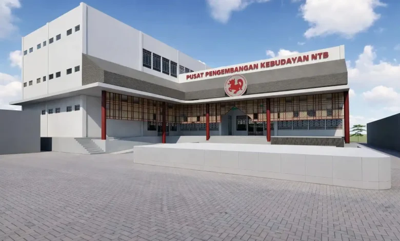 Desain bangunan Gedung Pusat Pengembangan Budaya Museum Tematik Negeri NTB