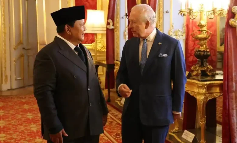Prabowo Bertemu Raja Charles III