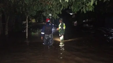 Banjir di Desa Karang Bongkot Lombok Barat
