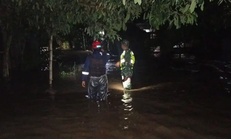 Banjir di Desa Karang Bongkot Lombok Barat
