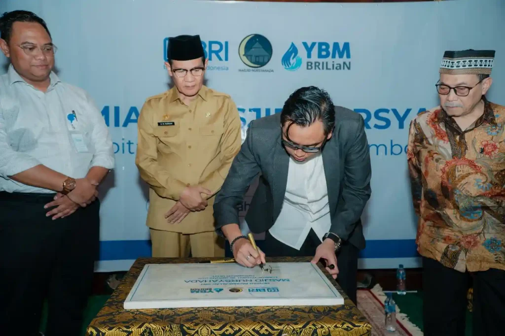 YBM BRILiaN Resmikan Renovasi Masjid Nursyahada Sade