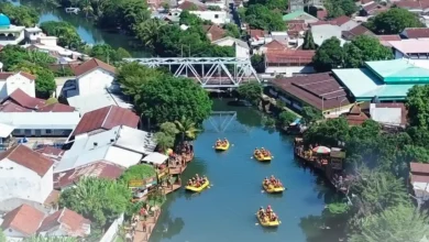 Ilustrasi kawasan Wisata Arung Jeram di DAS Jangkok