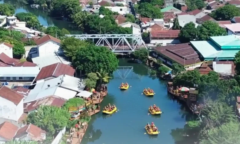 Ilustrasi kawasan Wisata Arung Jeram di DAS Jangkok