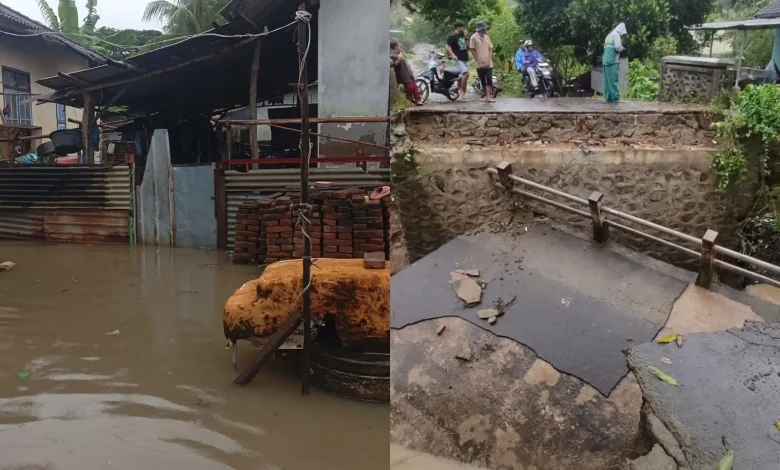 Banjir dan Tanah Longsor di Lombok Barat